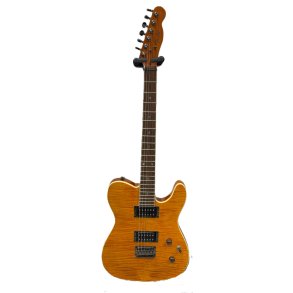 (BRUGT) Fender Custom Telecaster FMT HH Amber